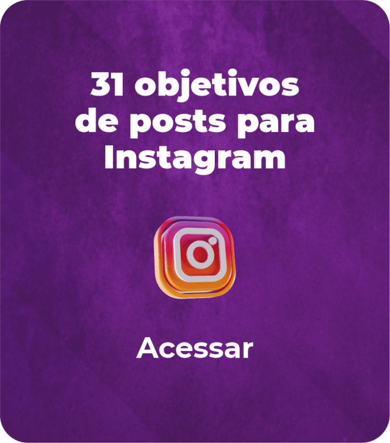 31 objetivos de posts para Instagram
