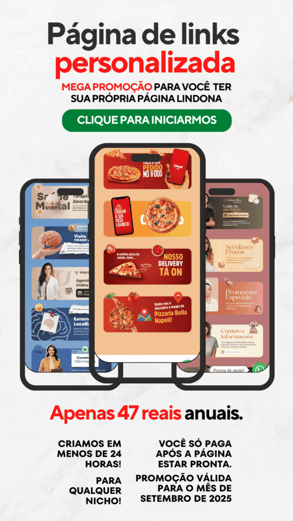 Página de links personalizada