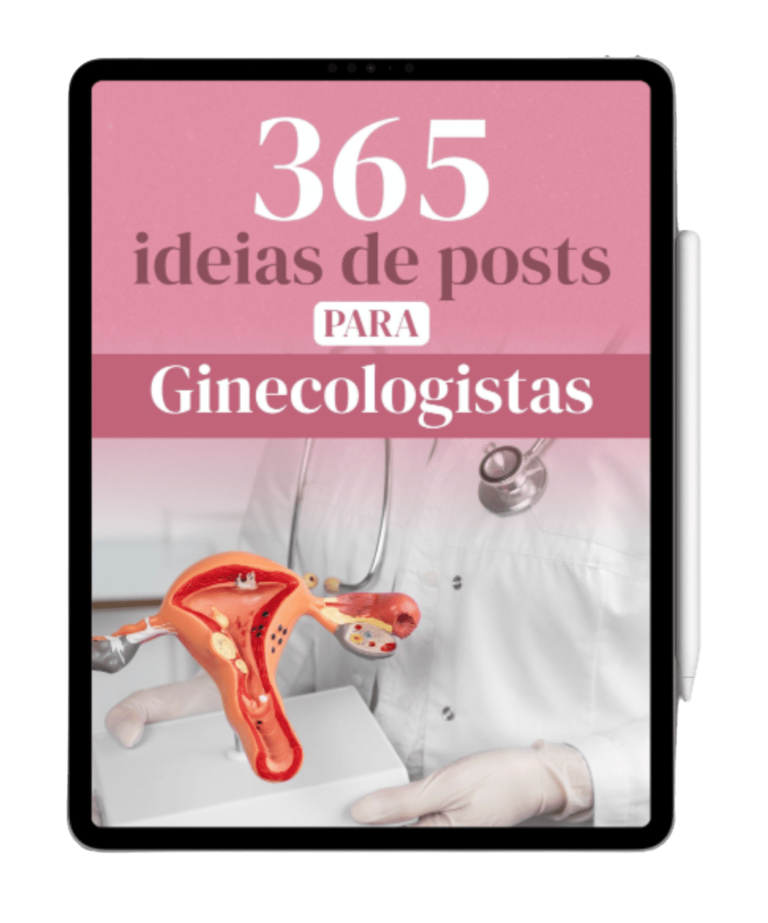 Adquira 365 ideias de Posts de Instagram para Ginecologistas