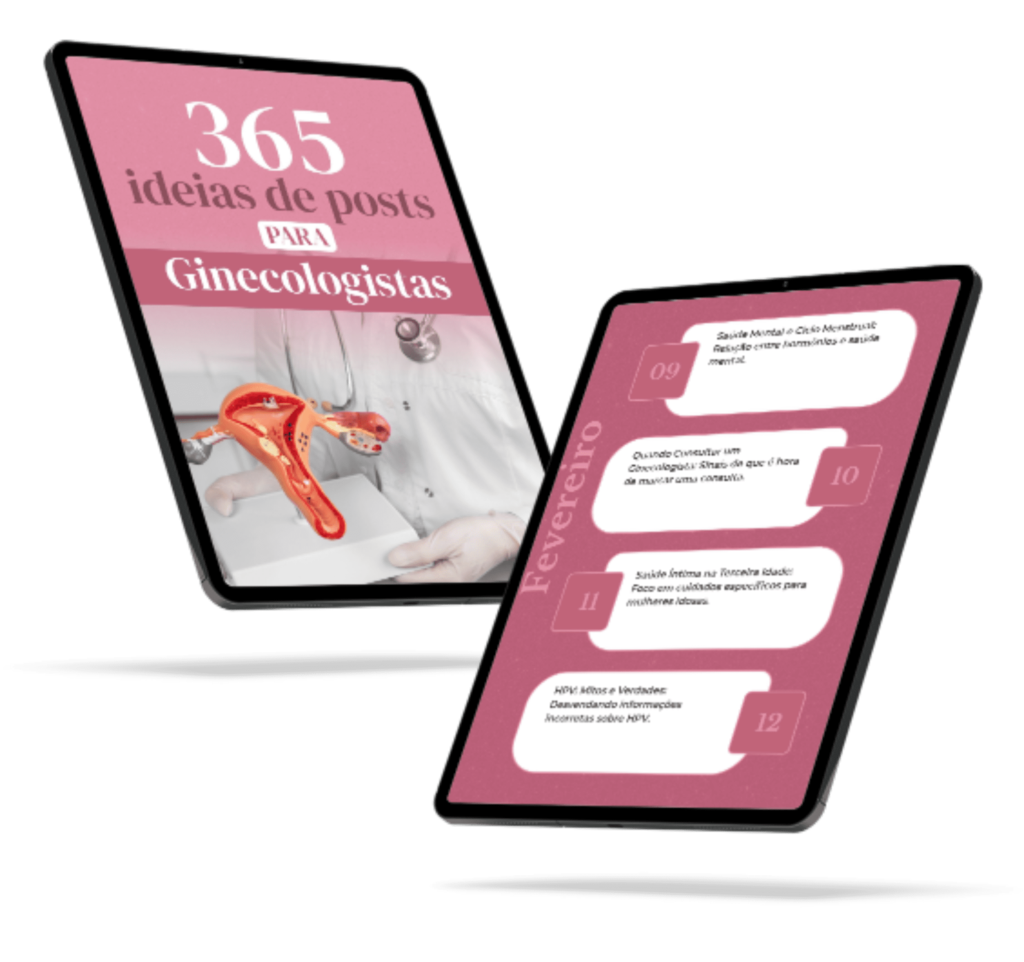 Conteúdo 365 ideias de Posts de Instagram para Ginecologistas