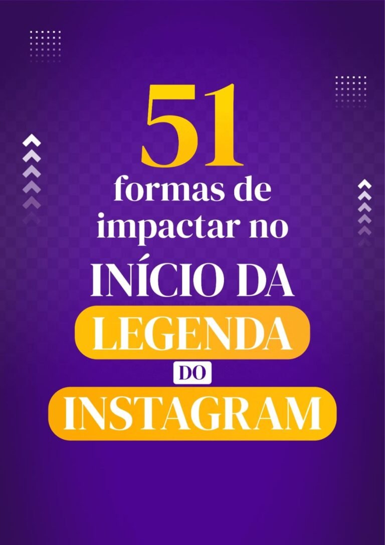 51 formas de impactar no início da legenda do Instagram