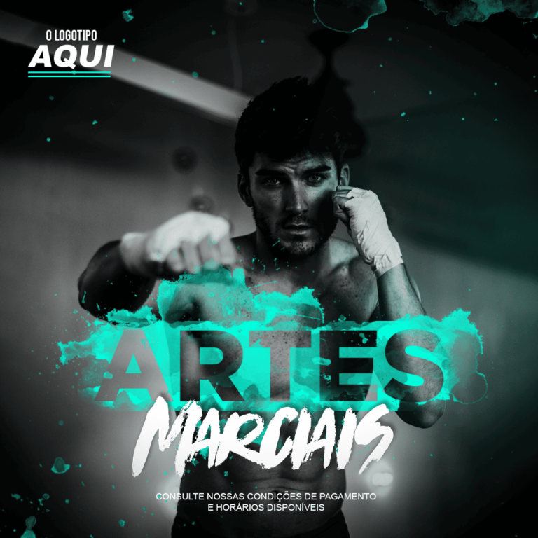Design para artes marciais em academia