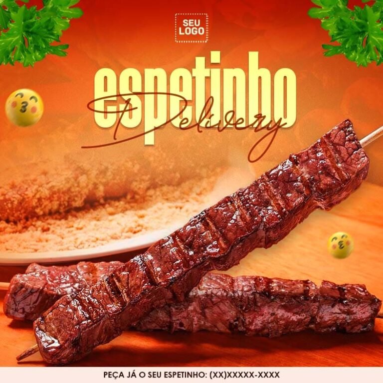 Design posts Instagram para Espeteria