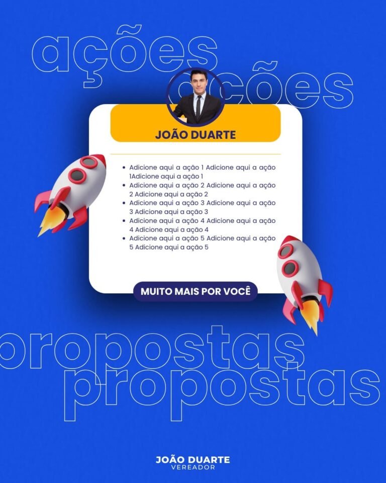 Post de propostas para Vereadores