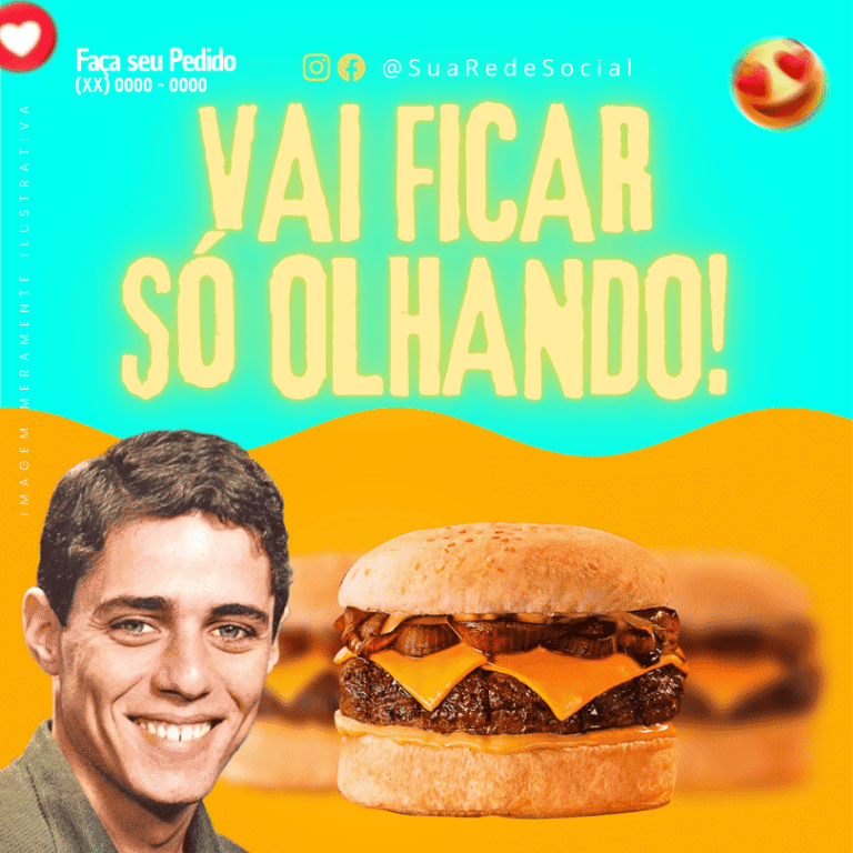 Pack Canva de Posts Editáveis para Hamburgueria (11)