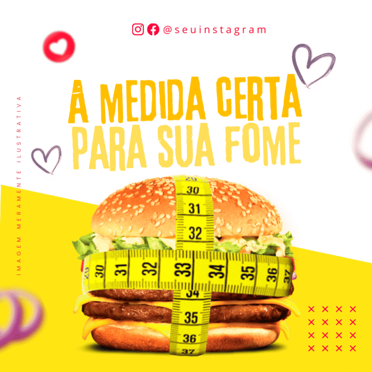 Pack Canva de Posts Editáveis para Hamburgueria (14)