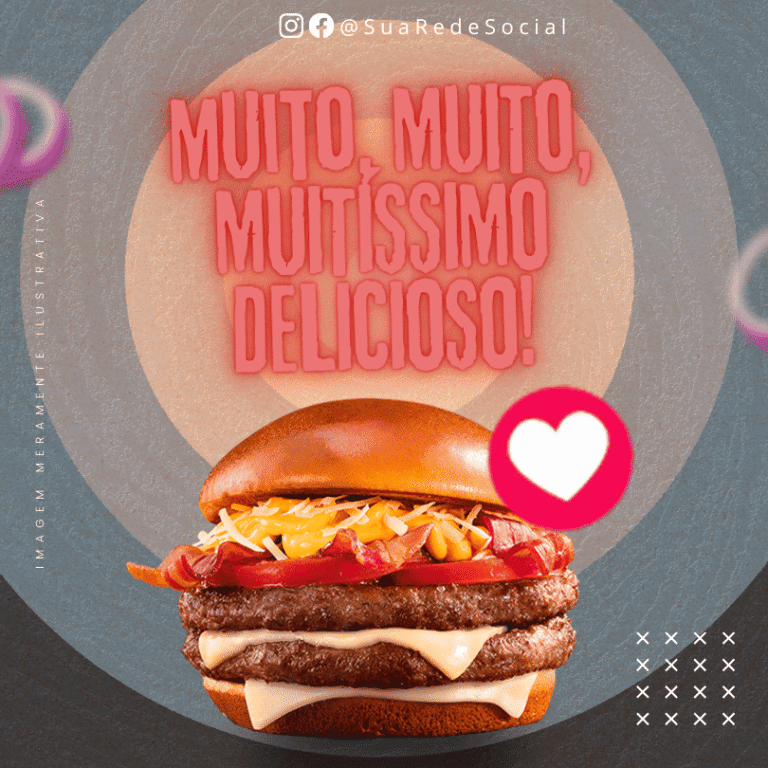 Pack Canva de Posts Editáveis para Hamburgueria (19)