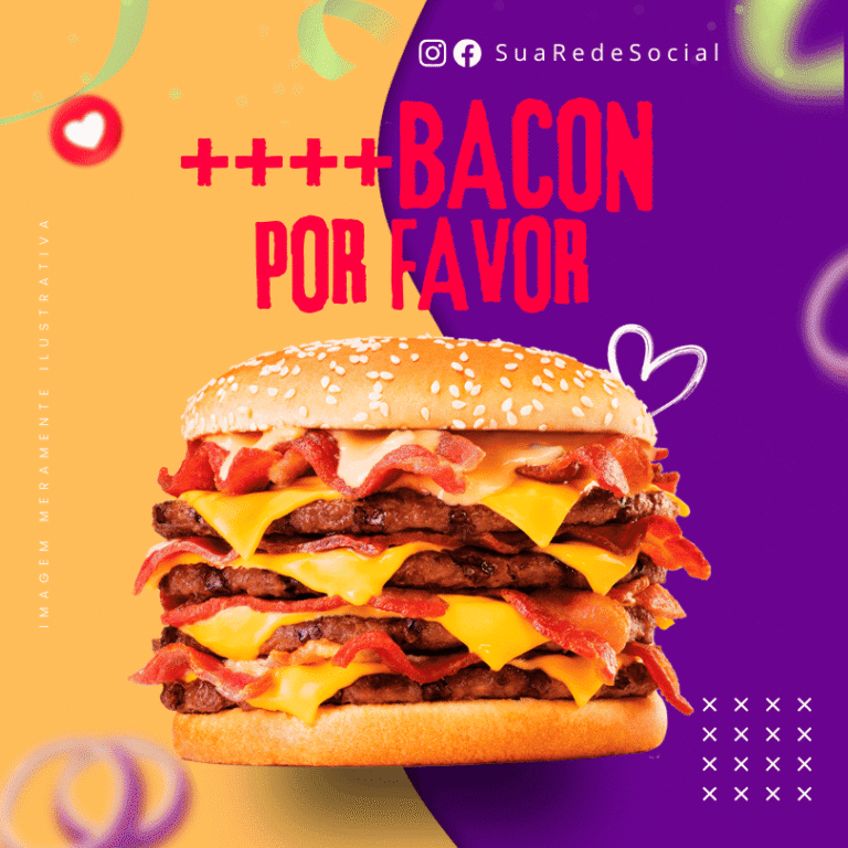 Pack Canva de Posts Editáveis para Hamburgueria (21)