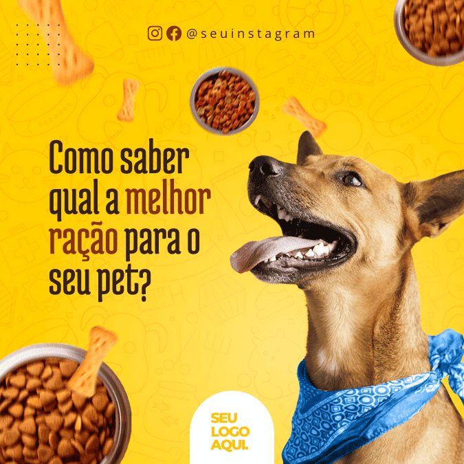 Pack Canva de posts prontos editáveis para Pet Shop (17)