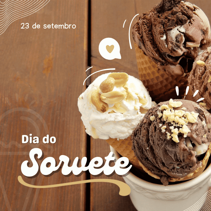 Pack Canva de posts prontos editáveis para Sorveterias (20)