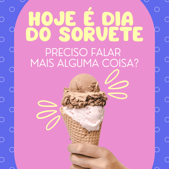 Pack Canva de posts prontos editáveis para Sorveterias (41)