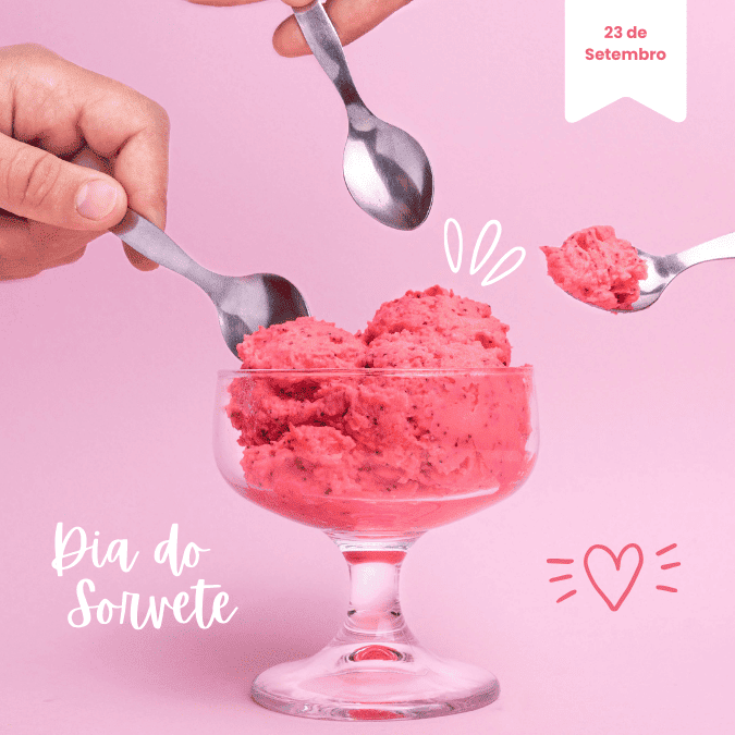 Pack Canva de posts prontos editáveis para Sorveterias (48)