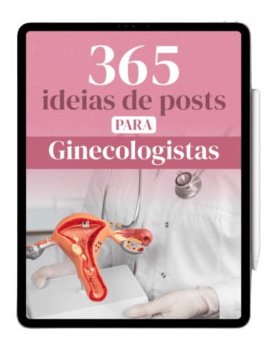 Adquira 365 ideias de Posts de Instagram para Ginecologistas